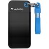 купить Накопители SSD внешние Verbatim M.2 External SSD 256GB Verbatim Pocket USB 3.2 Gen 2, Black/Blue (VER_32416) в Кишинёве 