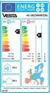 cumpără Aparat aer condiționat split Vesta AC-18i/SMART BL Wi-Fi în Chișinău 