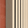 Конечная ламель 67mm для рейки деревянной декоративной