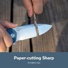 купить Нож походный Sencut S24025-3 Skarnax, mâner Micarta albastru, Liner Lock в Кишинёве 