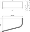 купить Панель для ванны Ravak Panou frontal Chrome 170x105 Left CZA3100A00 в Кишинёве 