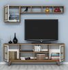 cumpără Set mobilă living Trendy Ayla, Nuc, Smantana 160x56x35cm în Chișinău 