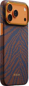 cumpără Husă pentru smartphone Pitaka iPhone 17 Pro Max Breath of Veins Edge (Burning Orange-01) (BV1701PM) în Chișinău 