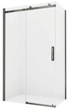 купить Душевая кабина New Trendy Sling Gunmetal Rectangular 120x80x200 8mm K-5705 в Кишинёве 