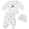 cumpără Haine pentru copii Minikin 242780156 Happy Baby Комплект: распашонка, ползунки,шапочка мордочки 0-1 мес (56 см) în Chișinău 