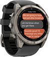 cumpără Ceas inteligent Garmin fenix 8 Pro – 51 mm, AMOLED, Sapphire, Titanium with Graphite/Black silicone band în Chișinău 