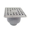 cumpără Sifon de pardoseala PP D. 50 vertical gri (100 x 100 x 50 mm) cu grila si cadran INOX, ANTI-ODOR MT-10-A  METLINE în Chișinău 