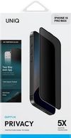 купить Стекло защитное для смартфона UNIQ Optix Privacy for iPhone 16 Pro Max, Black в Кишинёве 