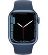 cumpără Ceas inteligent Apple Watch Series 7 GPS 41mm Blue Aluminium Case with Abyss Blue Sport Band MKN13 în Chișinău 