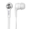 Earphones SVEN E-211M, White, with Microphone, 4pin 3.5mm mini-jack, cable 1.2m 