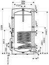 Boiler de incalzire indirecta  cu serpentina   Drazice OKC 250 NTR,