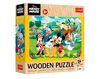 купить Пазл Trefl 20278 Wooden puzzle. Mickey si prietenii lui, 24el в Кишинёве 