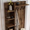 cumpără Mobilă pentru antreu Trendy Viyana D, Nuc, 90x200x35cm (GTR001343) în Chișinău 