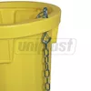 cumpără Tub standard de evacuare deseuri 1060 mm, cu lant (galben)  TEKCNOPLAST în Chișinău 