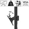 cumpără Accesoriu PC Hama 220900 Monitor Mount, Height-adjustable, Swivel / Tilt, 13" - 35", black în Chișinău 