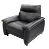 купить Кресло Deco Barton piele naturala Black (382) в Кишинёве 