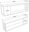 купить Полка декоративная Trendy VG18-A 100x29x22cm (GTR005455) в Кишинёве 