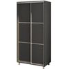 купить Шкаф my-STYLE C10H2T01BM02-U13, 100x220, антрацит в Кишинёве 