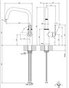 купить Смеситель кухонный Gessi 60944-149 Finox Br Nickel в Кишинёве 