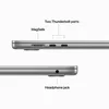 cumpără Laptop Apple MacBook Air 15.0 M2 10c/8g 256GB Space Gray MQKP3RU/A în Chișinău 