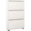 cumpără Raft pentru încălțăminte Mobildor-Lux Leo Slim 50x16x125H cm White în Chișinău 