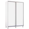 cumpără Dulap Mobildor-Lux Aron-S uși glisante din PAL (160x60x200H cm) Alb Brilliant în Chișinău 