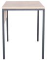 купить Офисный стол AMF 024330 Pluto 120x60x75cm, Дуб Эндгрейн/Черный графит в Кишинёве 