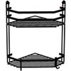 cumpără Raft de baie Teknotel ES075n 2 niveluri coltar negru metal 20x27x30 cm în Chișinău 