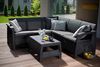 купить Садовая мебель Keter Corfu Relax Set Graphite/Gray (227816) в Кишинёве 