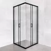 cumpără Cabină de duș Seranit Vision Killa 900x900x1850 6 мм Easy clean черный în Chișinău 