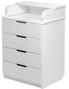 купить Комод-пеленатор PernaMea Happy Baby 600 MDF Alb (114454) в Кишинёве 