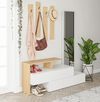 cumpără Mobilă pentru antreu Trendy Ramda Stejar, 137x54x35cm (GTR001333) în Chișinău 