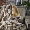 cumpără Textile de casă Bugatti fashion 3883/300 Fur Decke Beige în Chișinău 