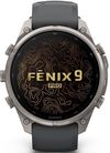 cumpără Ceas inteligent Garmin Fenix 9 Pro, 47mm, inReach,Ti w/Gpt/Bk bnd (010-04336-21) în Chișinău 