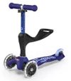 купить Самокат Micro MMD145 Mini 3in1 Deluxe Plus LED Blue в Кишинёве 