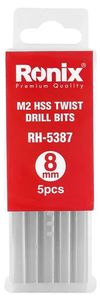 купить Сверло Ronix RH-5387 Set burghiu 8mm-M2 (5buc) в Кишинёве 