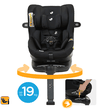 Scaun auto rotativ cu isofix Joie i-Spin 360 E Coal (0-18 kg) 