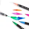 cumpără Set de creație miscellaneous 0612612S Set markere acuarelabile Milan, 12 culori, pensula 0.5-6mm în Chișinău 