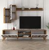 cumpără Set mobilă living Trendy Clasa S, Nuc, Alb 180x44x35cm în Chișinău 