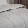 купить Домашний текстиль Relaxe Home 024552 Plapuma TEP TEDDY 200x210cm (350g/m²) Light Grey в Кишинёве 