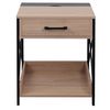купить Тумбочка Deco Espero 48x40x60H Stejar M37/Black в Кишинёве 