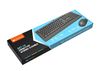Keyboard & Mouse Canyon SET-14, Slim, 12 multimedia functions, Black 