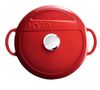 cumpără Cratiță Voeux Kitchenware ST-181 Cratiță din fontă 20cm, 2.5L, L’Amour, roșie în Chișinău 