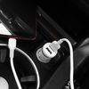 Hoco Z27 Staunch dual port in-car charger set(Type-C) 