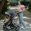 cumpără Сărucior pentru copii Coccolle Melora Moonlit Grey, 3in1 cu landou transformabil în Chișinău 