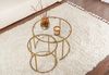 купить Журнальный столик Trendy Set masuta de cafea, Tokyo, Aur, 60x43x60cm в Кишинёве 