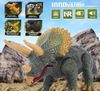 купить Радиоуправляемая игрушка Essa 9988 Jucărie interactivă Dinozaur triceratops cu telecomandă (lumini si sunet) в Кишинёве 