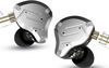 купить Наушники проводные miscellaneous KZ Acoustics ZS10 PRO Silver-Black в Кишинёве 