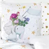 купить Детское постельное белье PernaMea Set lenjerie 8 piese Premium Iepuras albastru (PM.105896/8) в Кишинёве 