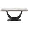 купить Стол Halmar FERNANDO marmura bej/negru (92700560) в Кишинёве 